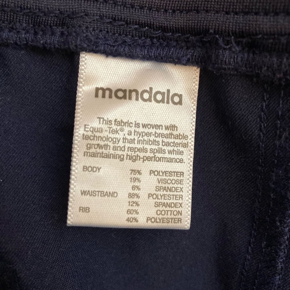 Mandala Equa-Tek Jogger Scrub Pants Petite Medium Nurse Healthcare Uniform - Picture 4 of 9
